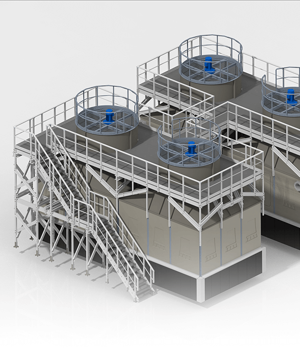Project model Cooling Tower Project in France
